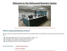 Tablet Screenshot of hollywoodbusinesscentre.com